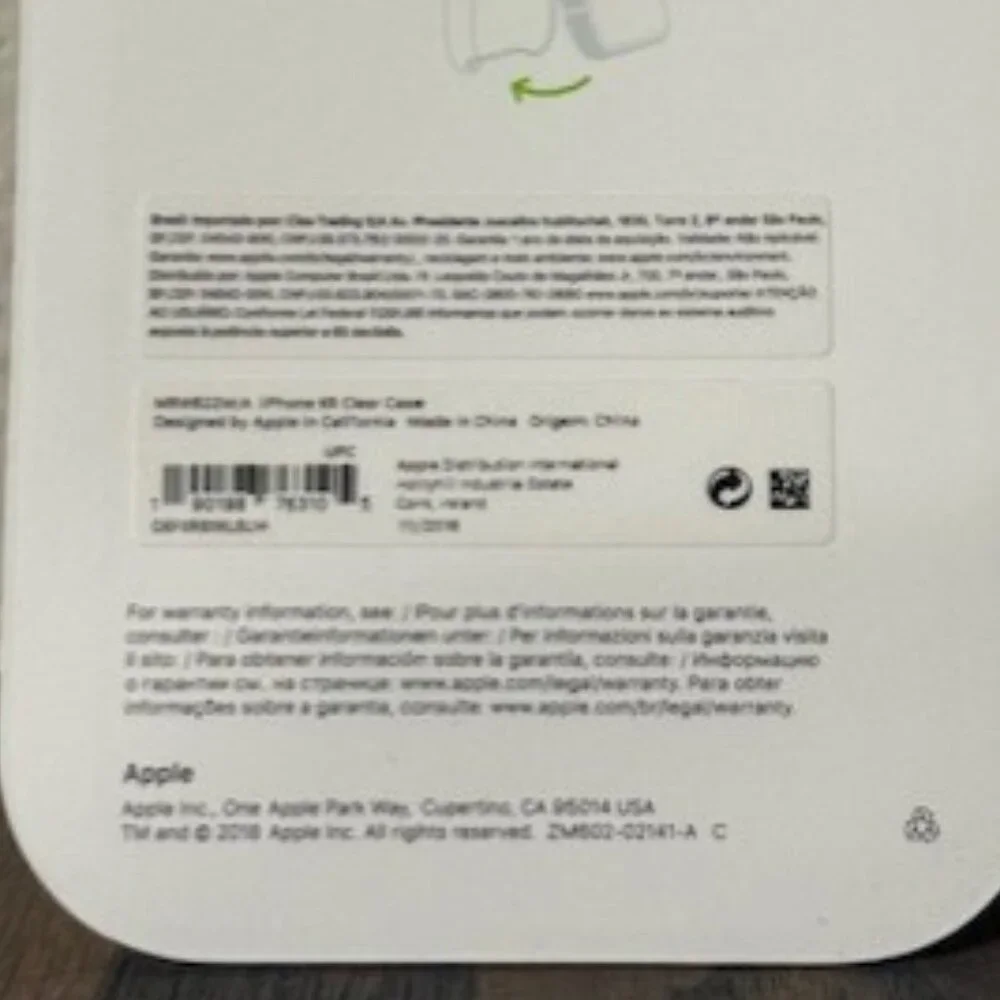 Apple iPhone X Clear Case